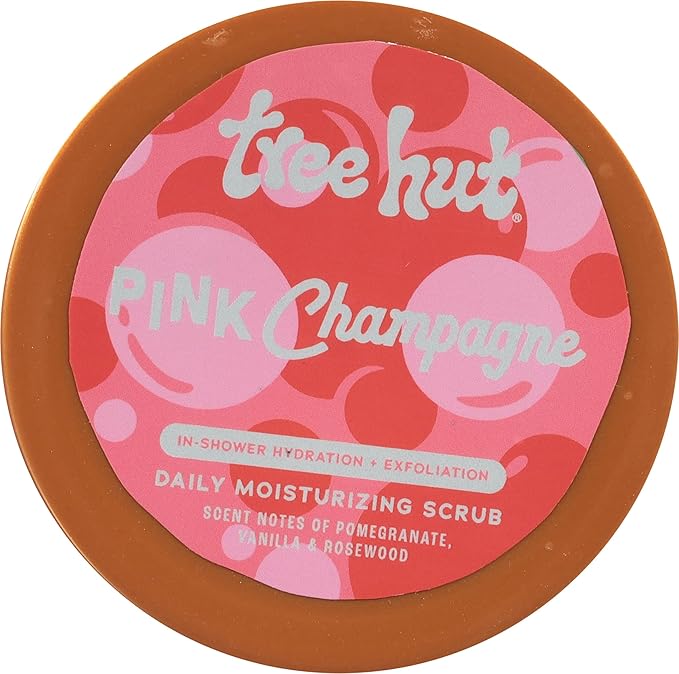 Tree Hut Pink Champagne Daily Moisturizing Scrub, Whipped Foamy Exfoliating - Image 2