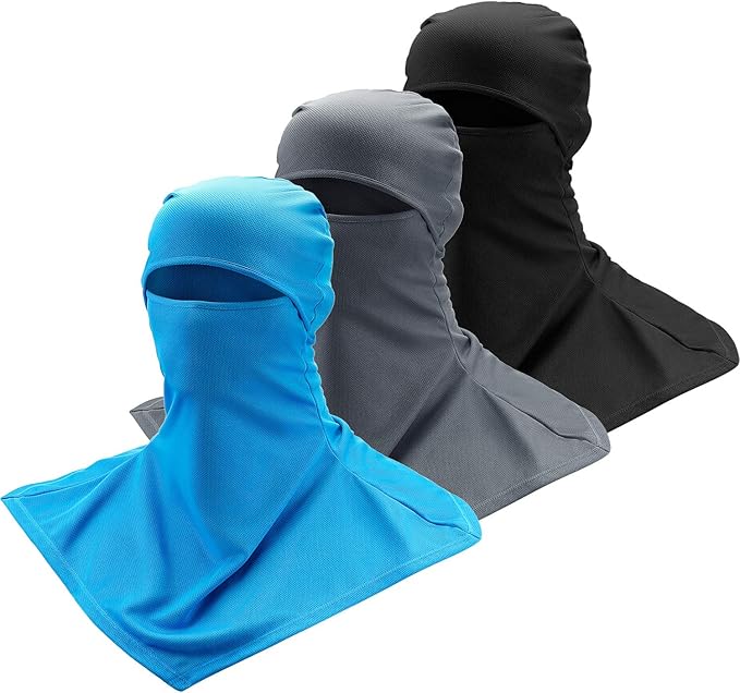 SATINIOR 3 Piece Balaclava Face Cover Sun Protection Neck Cover Summer by SATINIOR