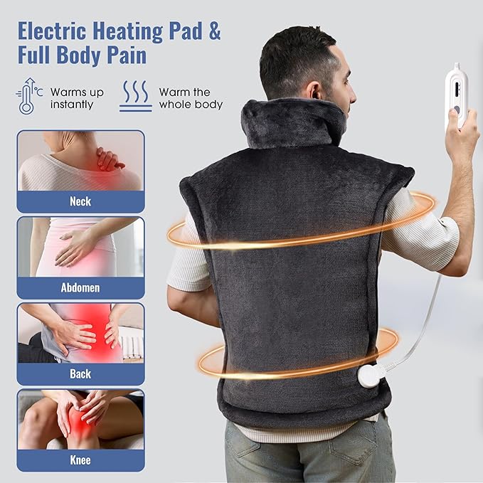 Tefici Heating Pad for Back Pain, Mothers Day Gifts for Women Men Mom Her，FSA - Image 2