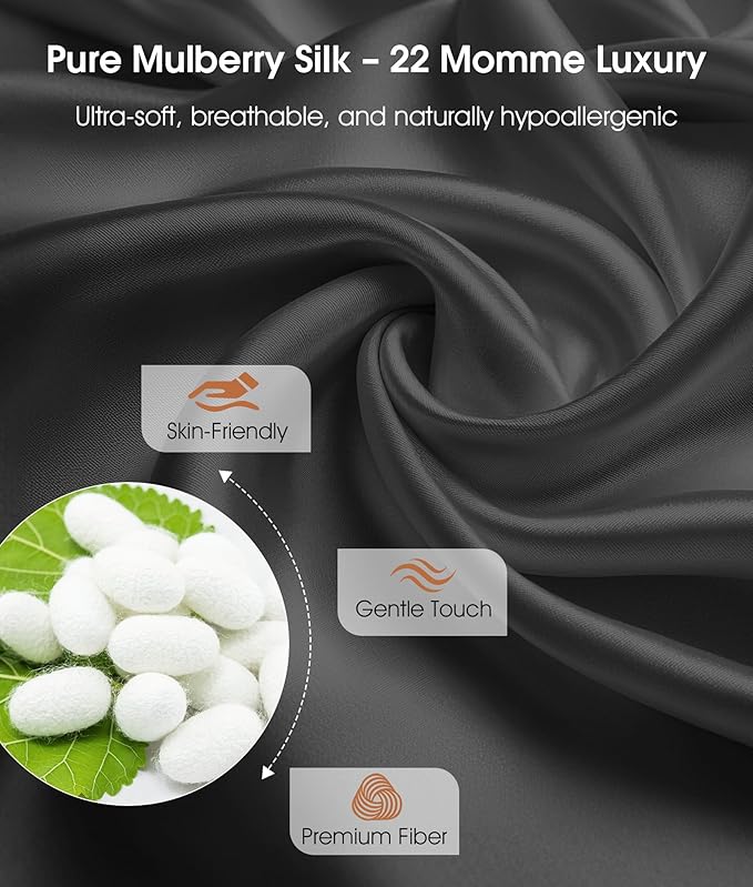 MUSICOZY 3D Silk Bluetooth Sleep Mask Headphones, Mulberry Silk Eye Mask - Image 3