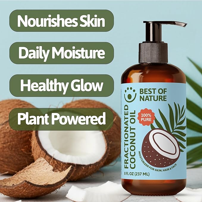 Best of Nature 100% Pure Fractionated Coconut Oil - Image 7