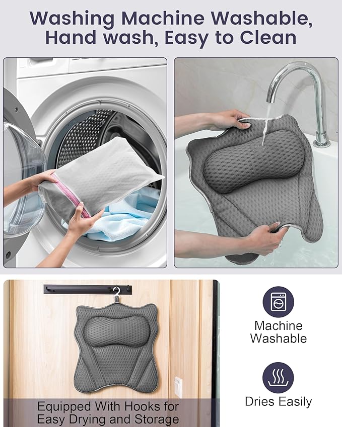 MTDLYICE Bath Pillow, Bath Pillows - Image 5
