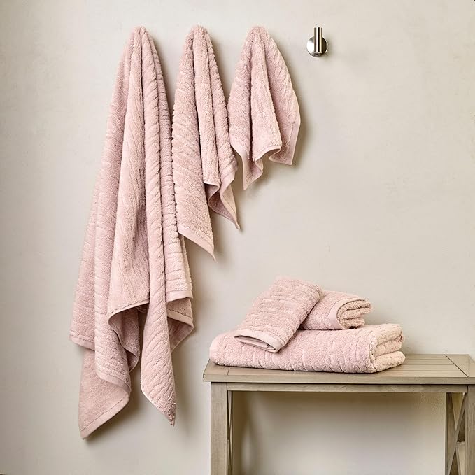 SKL Home CloudSoft 100% Cotton Luxury 4-Piece Washcloth Set, 520 GSM, Ultra - Image 4
