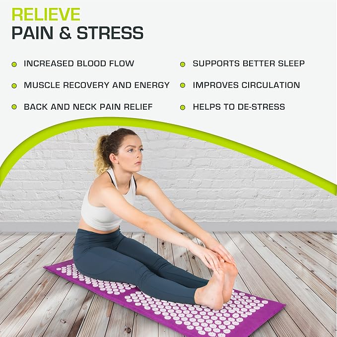 ProsourceFit Acupressure Mat and Pillow Set - Image 4