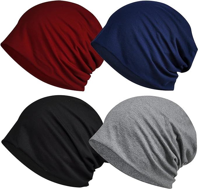 Women's Summer Beanie for Men Hat Boho Hats Adult Dwarf Hats Chemo Cap Cancer by Ababalaya