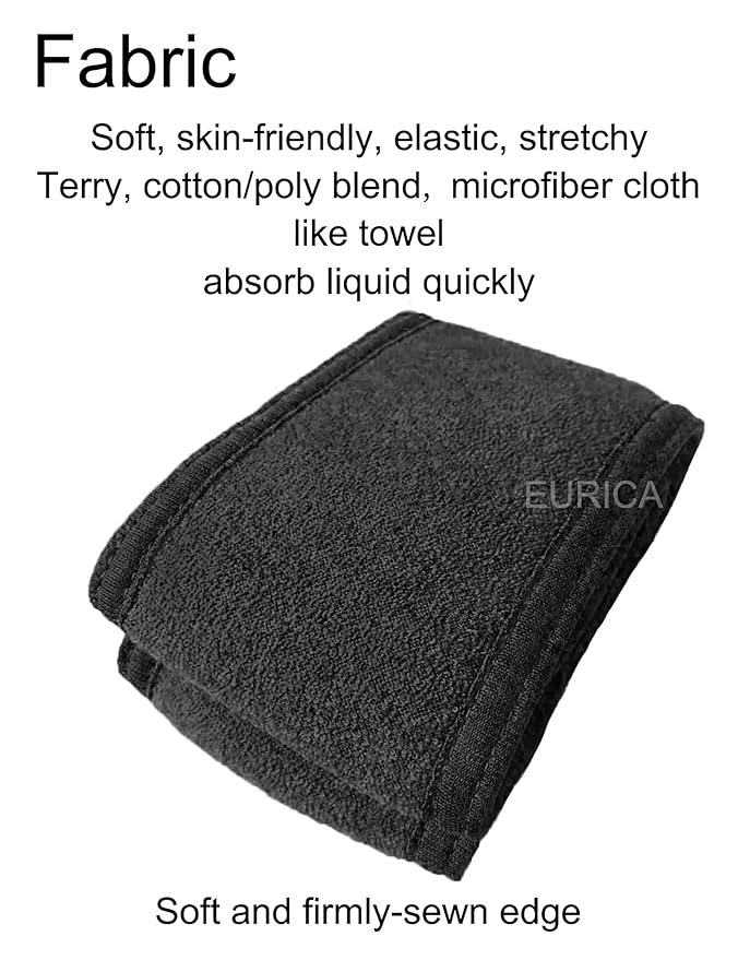 EUICAE Hair Wrap Headband, 6 Pack Non-slip Stretchable Washable Makeup Headband - Image 4