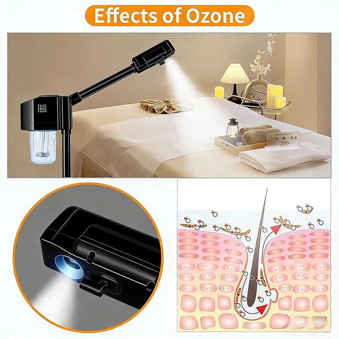 Professional Facial Steamer, Hot Mist Spray, Vaporizador Facial Steamer - Image 3
