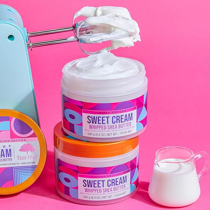 Tree Hut Sweet Cream Whipped Shea Body Butter, Hydrating & Nourishing Body - Image 4