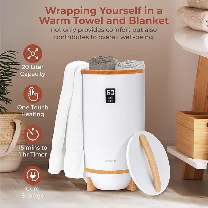 SereneLife Towel and Blanket Warmer - Image 6