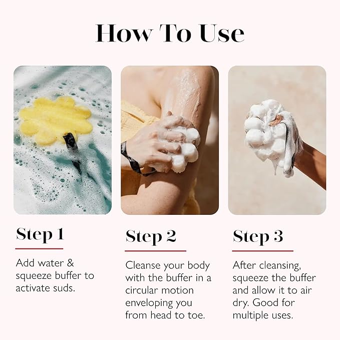 Spongellé Essentials Seaside Mist Fields Mani/Pedi Buffer | Exfoliating Foot & - Image 6