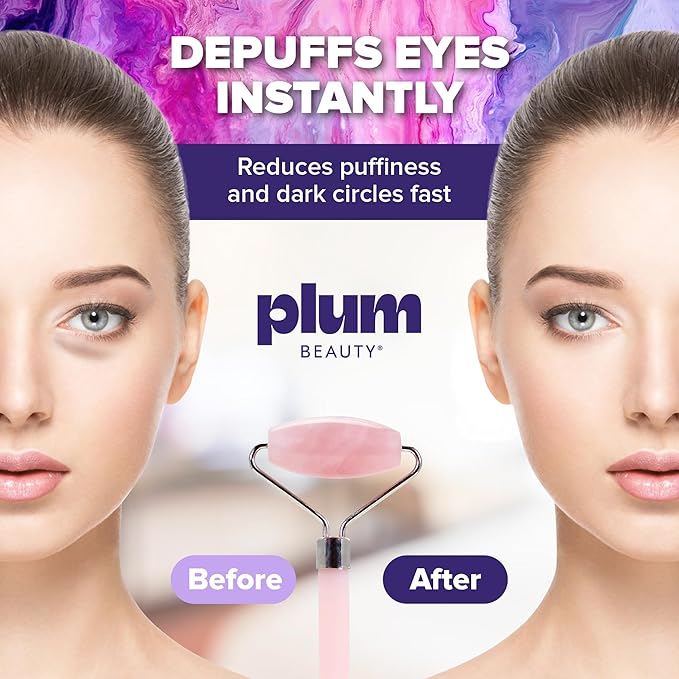 Rose Quartz Face Roller - Image 2