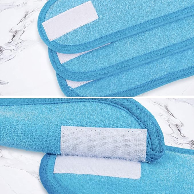 Whaline 4 PCS Spa Headband, Make up Hair Band, Stretch Terry Cloth Headband - Image 5