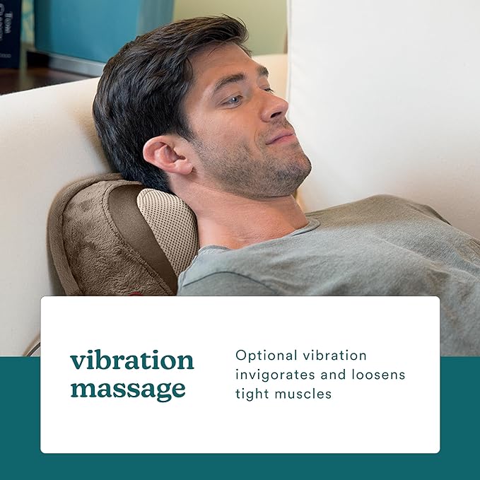 Homedics 3D Full Body Shiatsu & Vibration Massage and Heat Pillow - Image 5