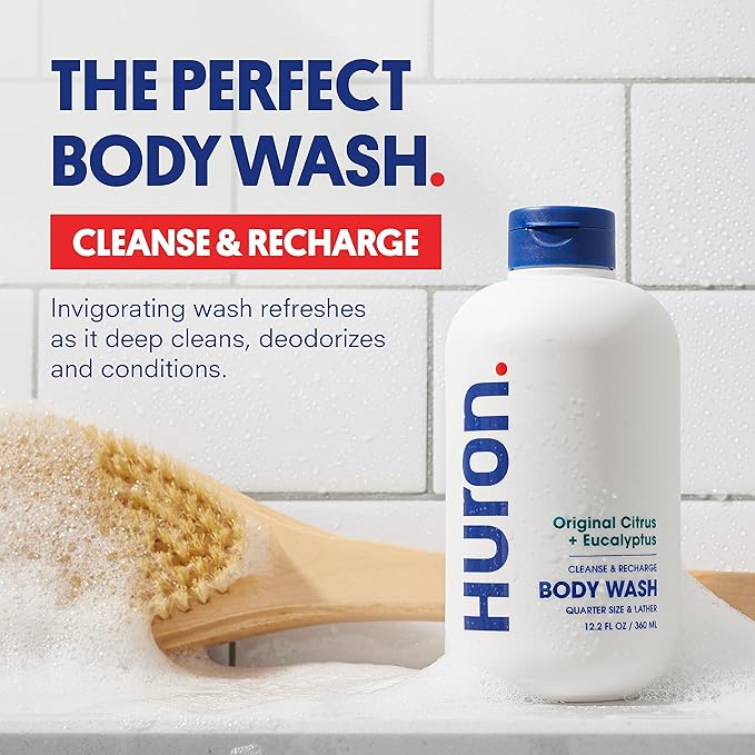 Huron Body Wash for Men and Women, Hydrating Daily Cleanser - Image 2