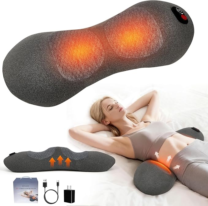 Gifts for Mother, 3 in 1 Back Massager Electric Lumbar Support Pillow - Image 7