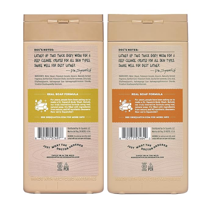Dr. Squatch Natural Men's Body Wash Shower Gel - Image 7