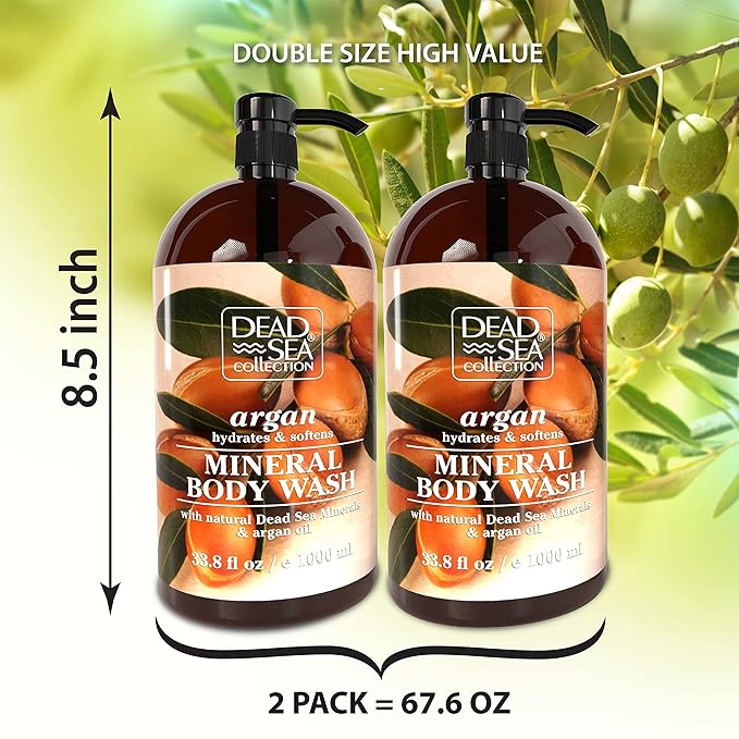 Dead Sea Collection Argan Body Wash - Image 2