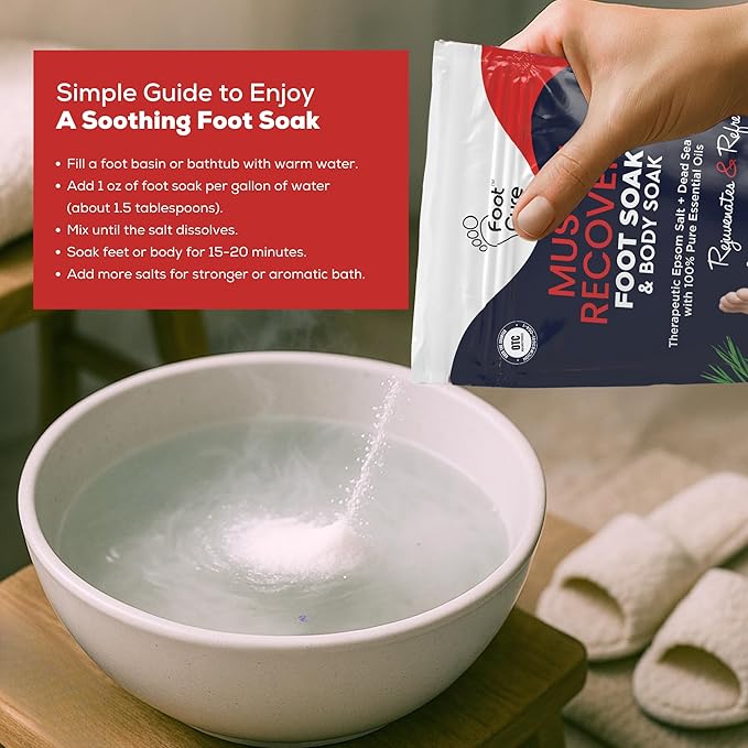 FOOT CURE Tea Tree Oil & Muscle Foot Soak - Image 8