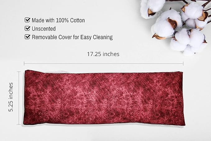 Microwavable Corn Filled Heating Pad and Cold Pack/Washable 100% Cotton Cover - Image 2