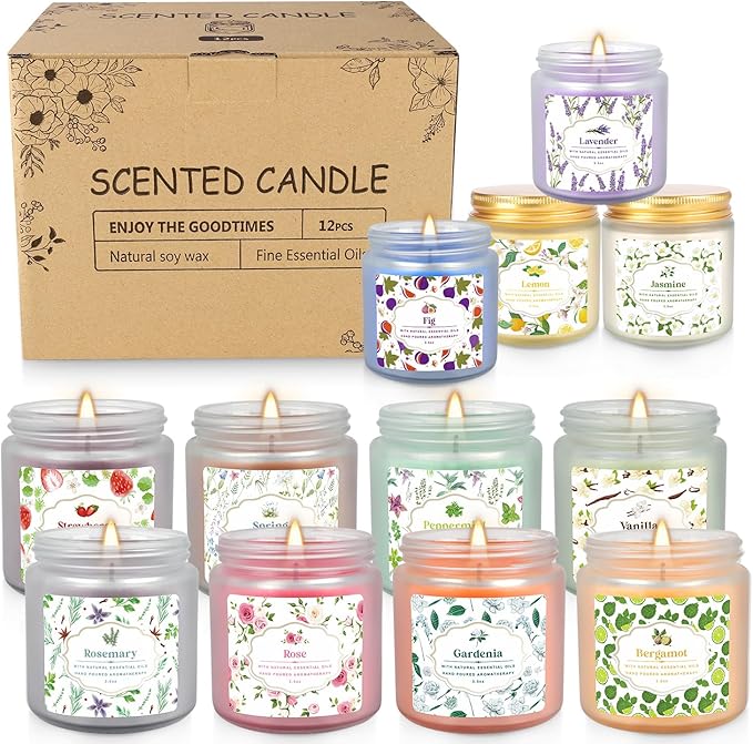 YOROXRG 12 Pack Scented Candles - Image 9
