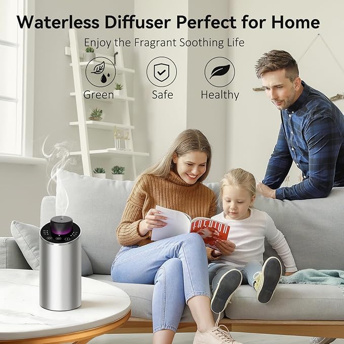 Waterless Essential Oil Diffuser Aromatherapy Scent Diffusers - Image 2
