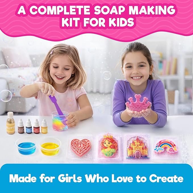 Doctor Jupiter Princess Glitter Soap Making Kit - Image 2