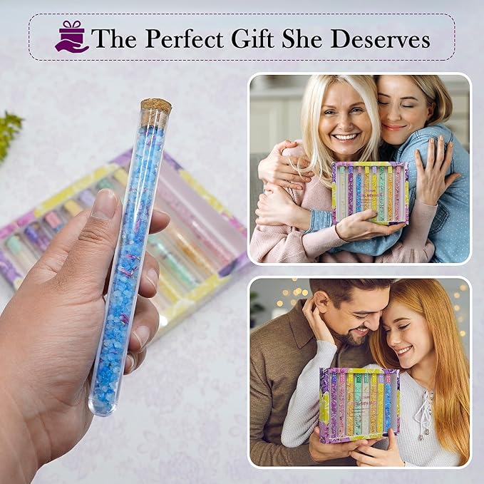 Bath Salts for Women Relaxing, Bath Salts Gift Set, Travel Size - Image 6