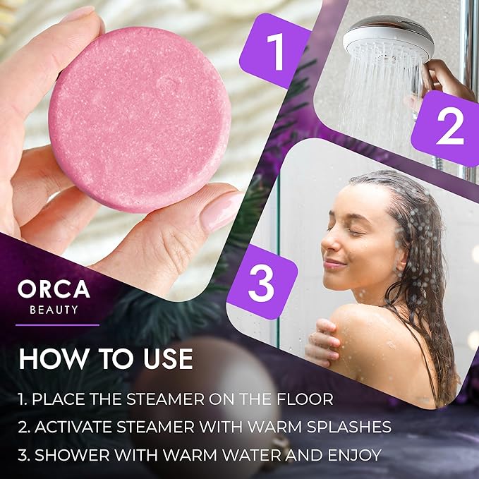 8-Pcs Shower Steamers Aromatherapy & Scented Candle - Image 6