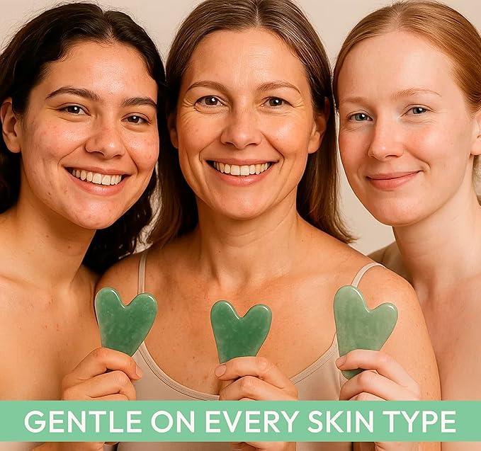 Jade Gua Sha Facial Tool - Image 7