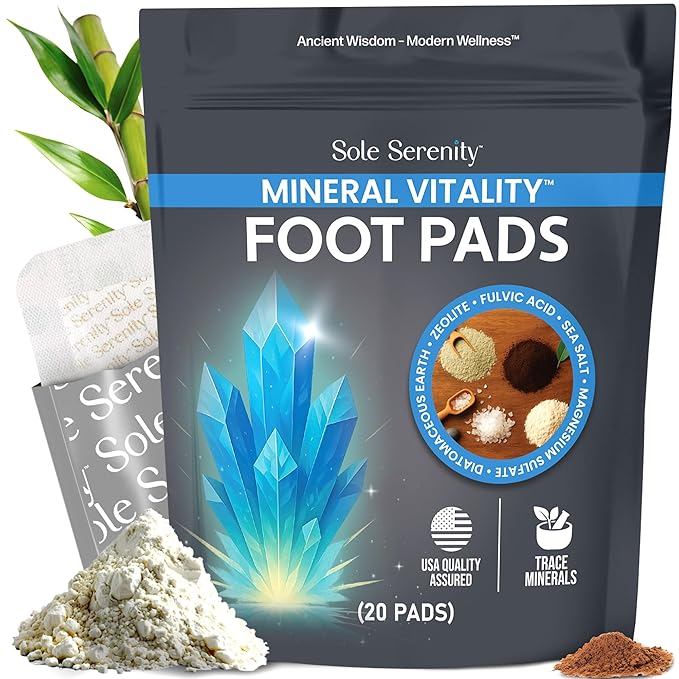 Sole Serenity Foot Pads with Trace Minerals, Fulvic Humic Acid, Diatomaceous - Image 8