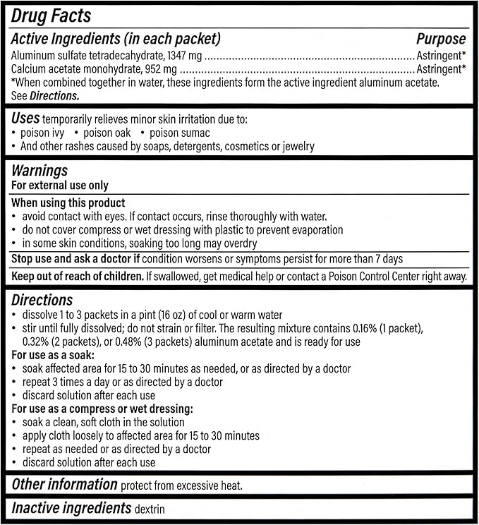 Domeboro Medicated Soak Rash Relief - Image 2