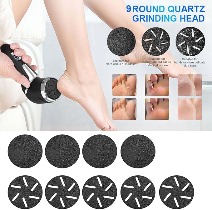 Electric Callus Remover for Feet, Portable Pedicure Kit Foot File Callus Remover - Image 3