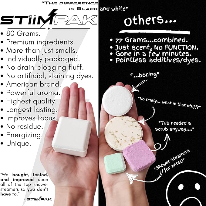 Shower Steamers for Sinus Relief | Recovery | XXL 80g Cold & Flu, Post-Workout - Image 6