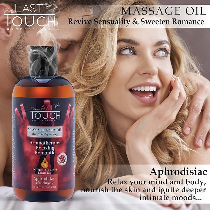 Massage Oil for Couples – Sensual and Relaxing Aromatherapy Body Oil – Romantic - Image 2