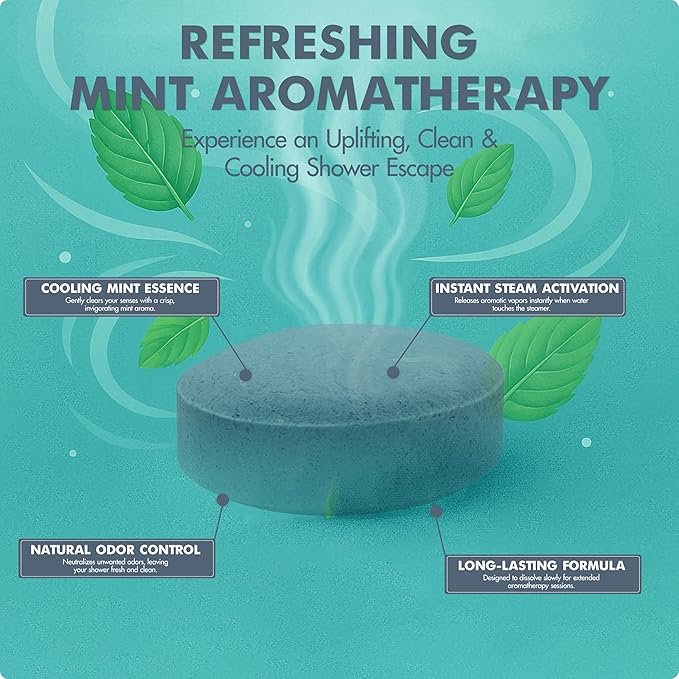 Brookstone Shower Steamers Aromatherapy 12 Tablets - Image 3