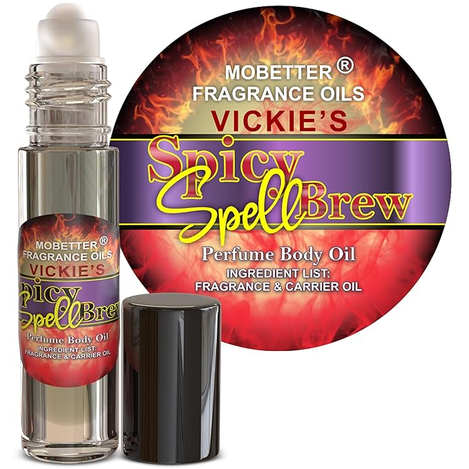 MOBETTER FRAGRANCE OILS Vickies Spicy Spell Brew Perfume Women Body Oil 10ml by MOBETTERFRAGRANCEOILS