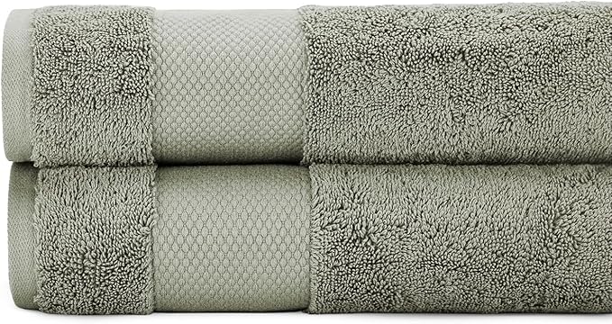 BIOWEAVES 100% Organic Cotton 700 GSM Plush Luxury Bath Towels by BIOWEAVES