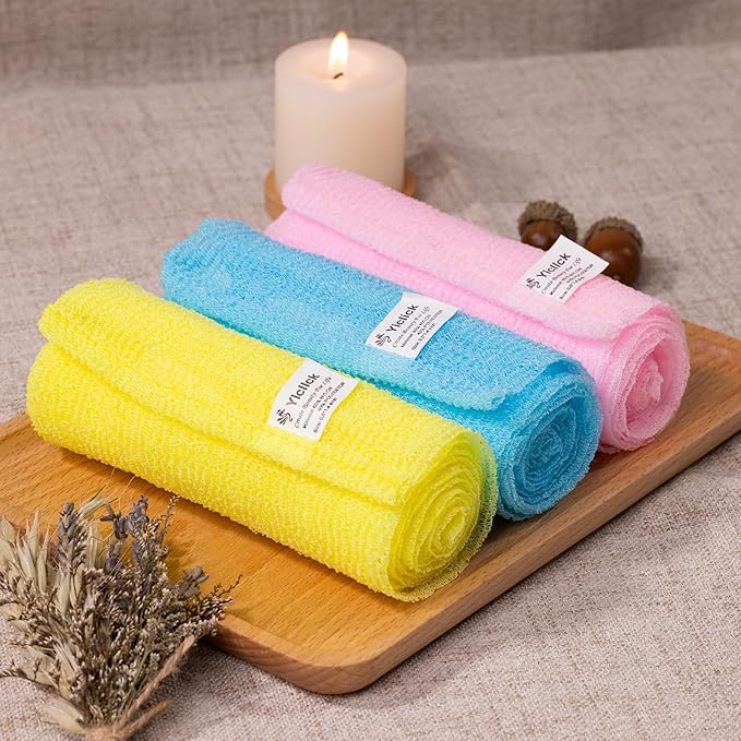 Yiclick Exfoliating Washcloth Towel, Japanese Exfoliating Wash Cloth, Korean - Image 2