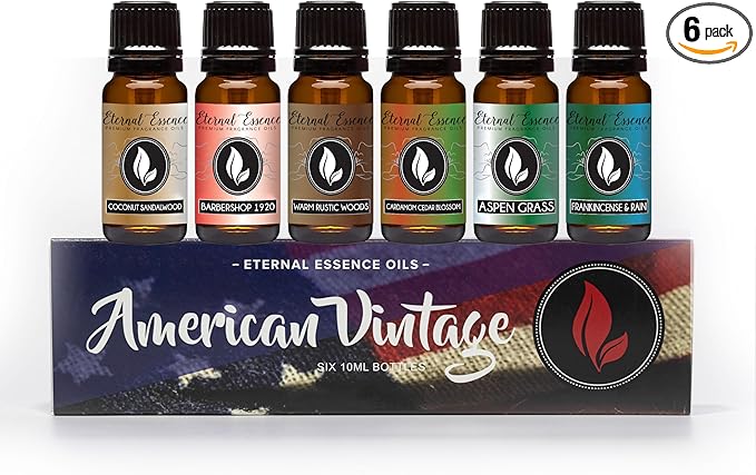 Eternal Essence Oils American Vintage Set of 6 Premium Fragrance Oils by EternalEssenceOils
