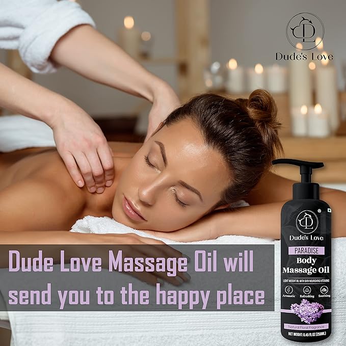 Organic - Lavender Floral Edible Full Body Massage Oil - Relaxing, Calming | No - Image 4