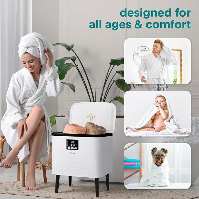 SereneLife WiFi-enabled Towel Warmer Bucket, 20L Large Capacity heater bucket - Image 6