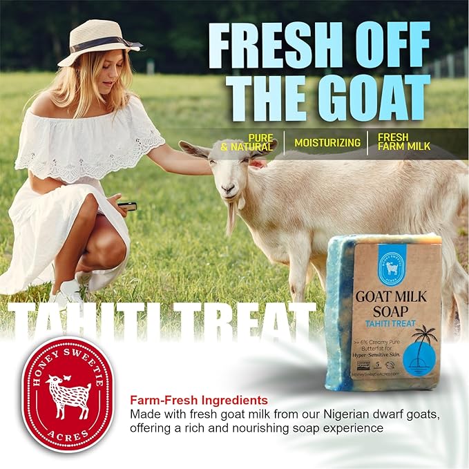 Honey Sweetie Acres Tahiti Treat Goat Milk Soap - Image 6
