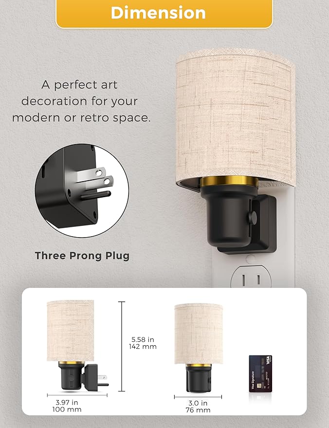 L LOHAS LED Night Lights Plug into Wall, Plug in Night Light Dimmable 100LM - Image 7