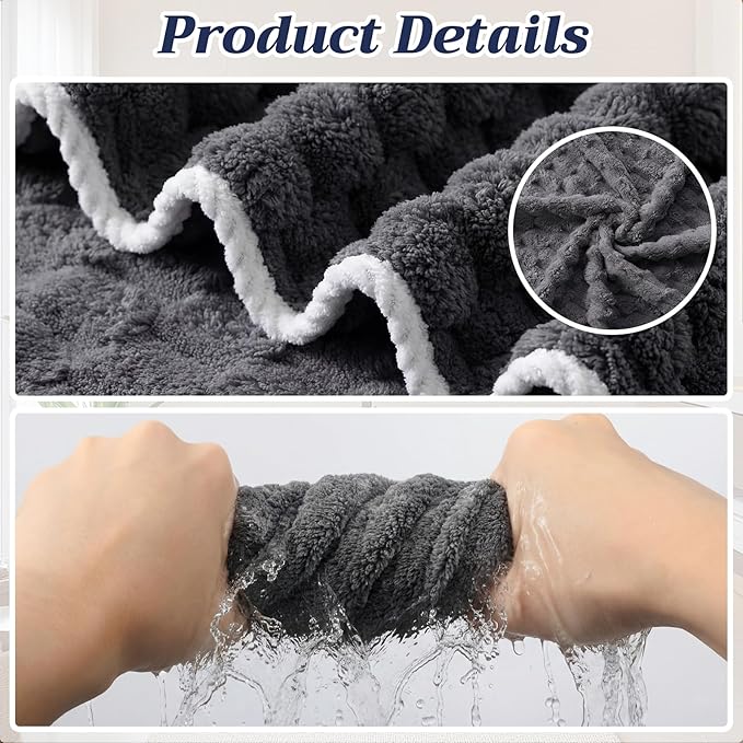 Gilprop 12 Pcs Soft Bath Towels Set - Image 4