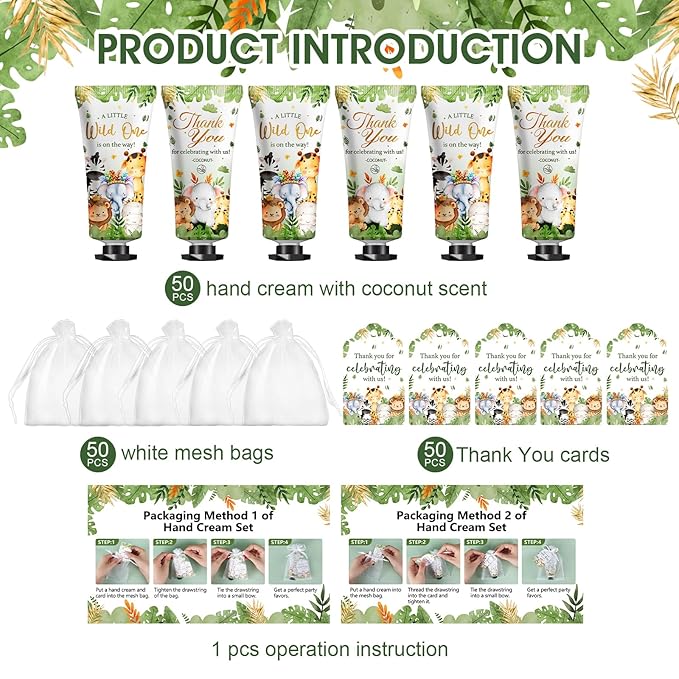 50 Pack Baby Shower Bulk Hand Cream Gifts Sets, Baby Shower Favors and Bridal - Image 2