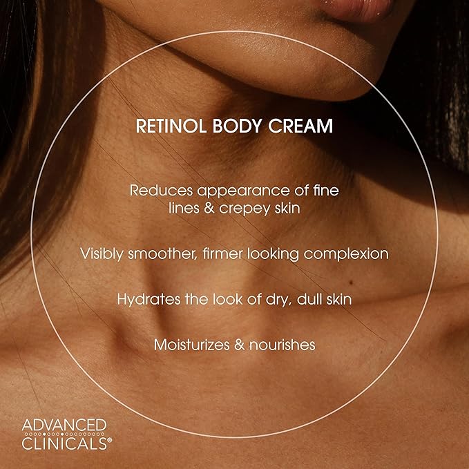 Advanced Clinicals Retinol Body Cream + Green Coffee Bean Oil Thermo - Image 5