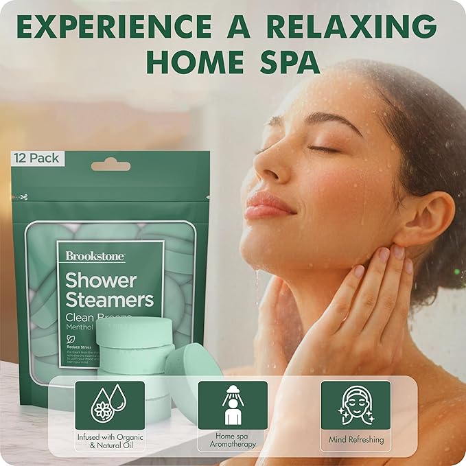 Brookstone Shower Steamers Aromatherapy 12 Tablets - Image 3