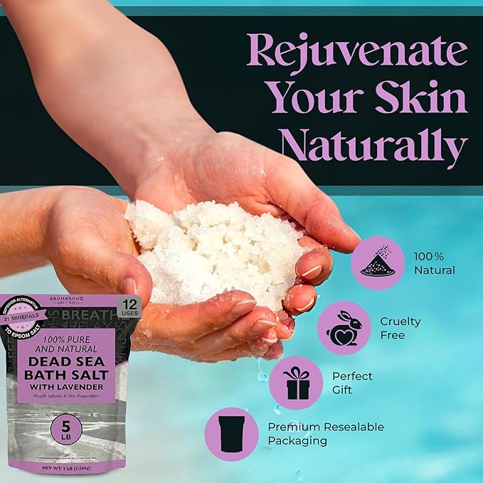 Aromasong Pure Dead Sea Salt for Soaking - Image 4