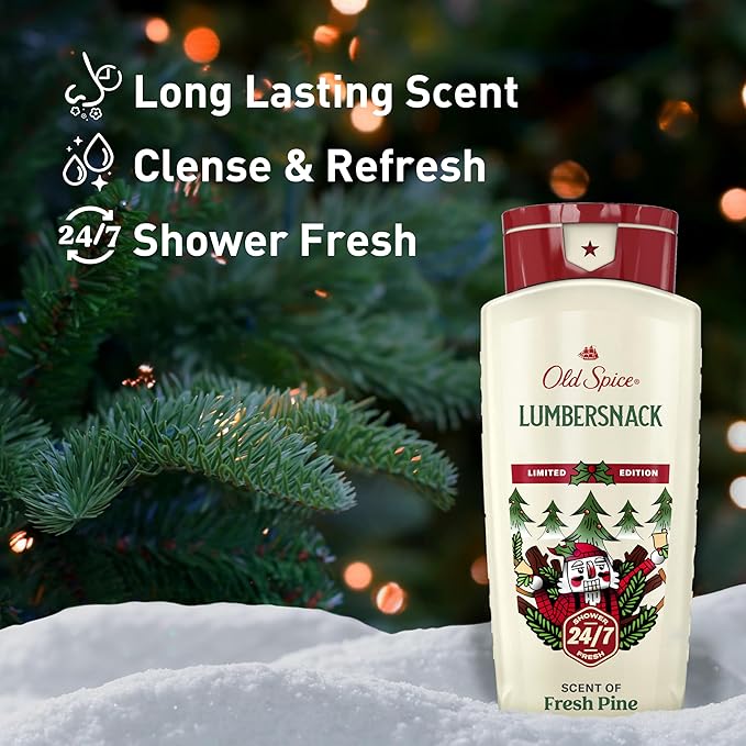 Old Spice Body Wash for Men, Holidudes Holiday Edition, 24/7 Holiday Freshness - Image 2