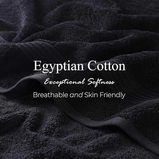 Superior Egyptian Cotton 2-Piece Bath Sheet Towel Set, Oversized Body Towels - Image 7